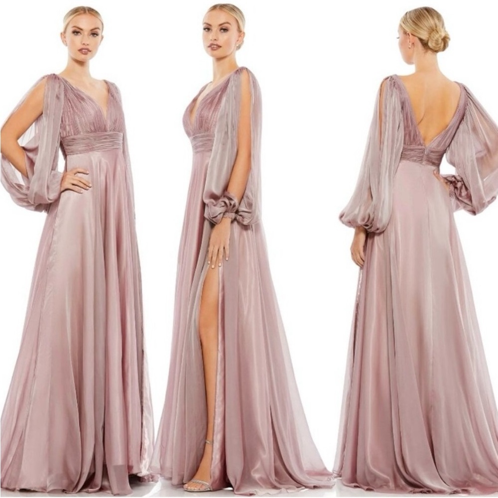 Mac Duggal Lavender Maxi Dress